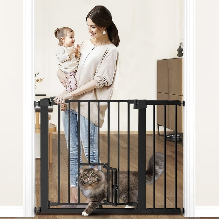 Pet Safety Gate, Caveen Pet Safety Gate with Cat