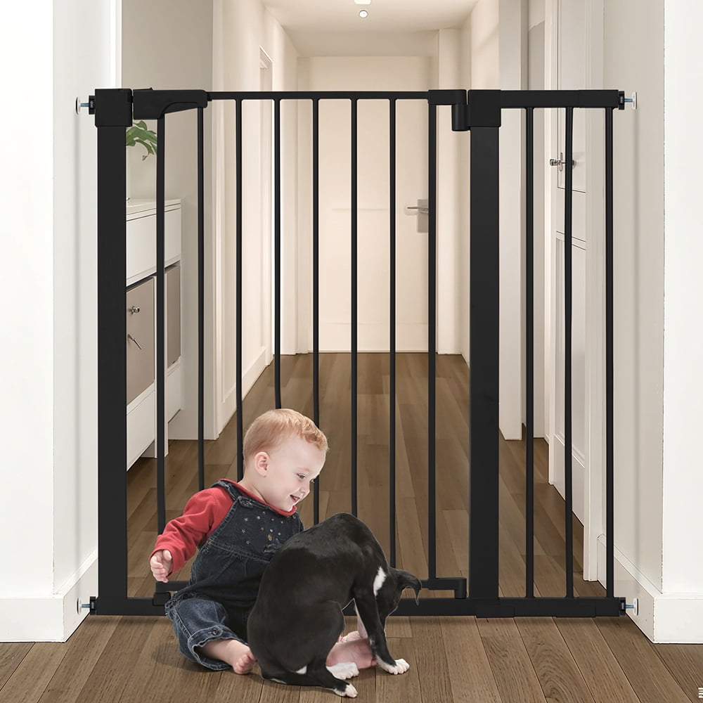 Caveen Baby Safety Gate, 36 Inches Extra Tall, Adjustable Wide