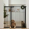 thumbnail image 1 of Baby Safety Gate, 36" Tall, 29.5-43.3" for Stairs and Doorway, Pet Gate for Ages 6 to 36 Months,Black, 1 of 11