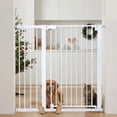 thumbnail image 1 of Baby Safety Gate, 36" Tall, 29.5-43.3" for Stairs and Doorway,Pet Gate for Ages 6 to 36 Months,White, 1 of 10