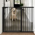 thumbnail image 1 of Pet Safety Gate, 36" Tall, 29.5-48.8" for Stairs and Doorway,Pressure Mount Gate for Ages 6 to 36 Months,Black, 1 of 5