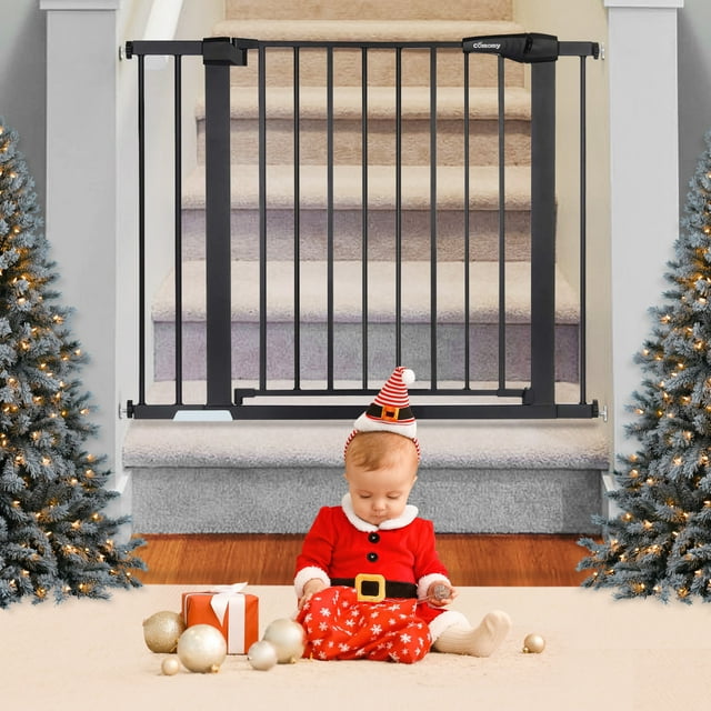 Baby Safety Gate, Baby Gates for Top Stairs Doorway, 29.5'' 40.5''Wide