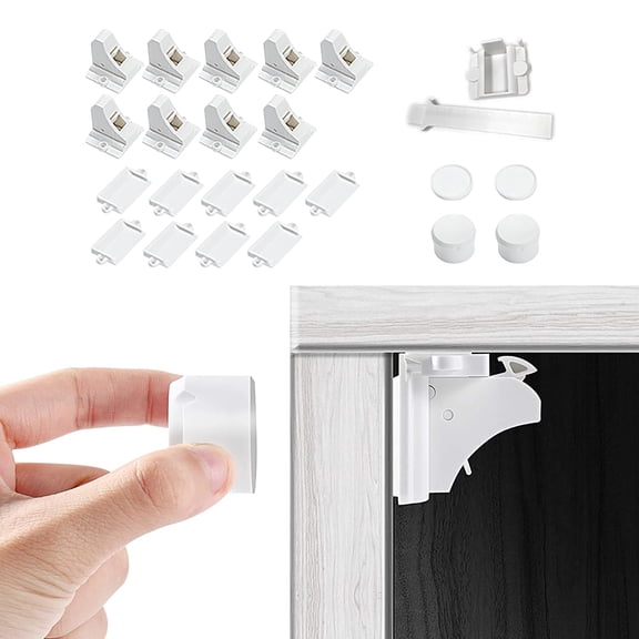 Baby Safety Locks Standard 9.0 Magnetic Cabinet Drawer Childproofing
