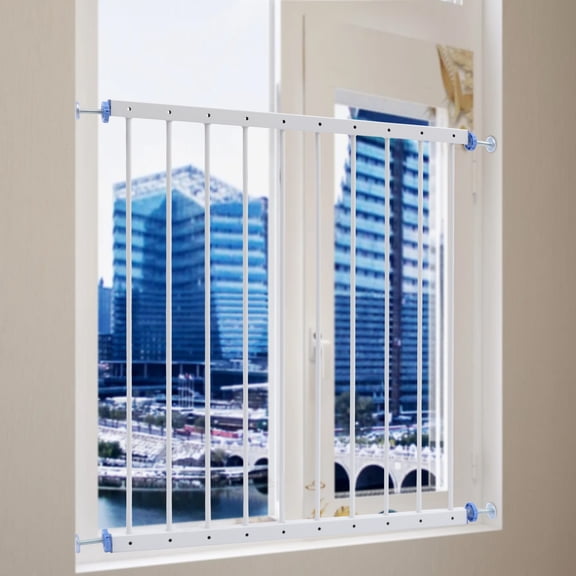 Baby Safety Window Guard - Adjustable, Impact-Resistant Iron Frame, No Drilling Required, Prevents Falls, Fits Most Windows