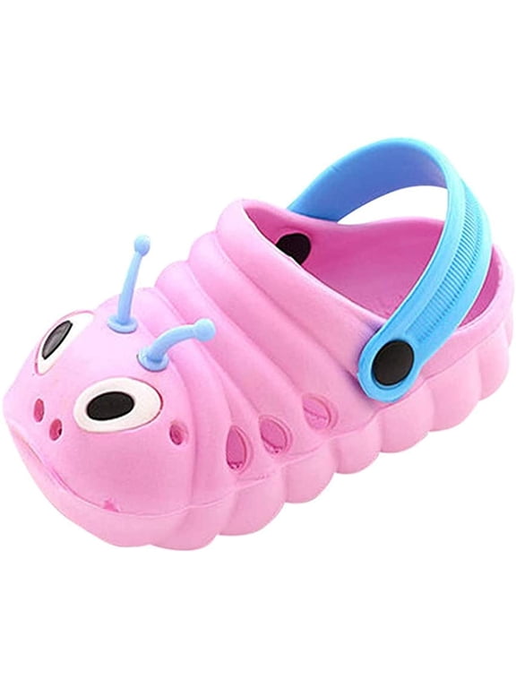 Baby Sandals, Boys Girls Sandals Clogs Cute Caterpillar Slip On Lightweight Kid's Beach Slipper