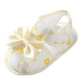 Baby Sandals Girls Toddler Toddler Walkers Bow Princess Cute Bowknot Flat Walkers Lightweight