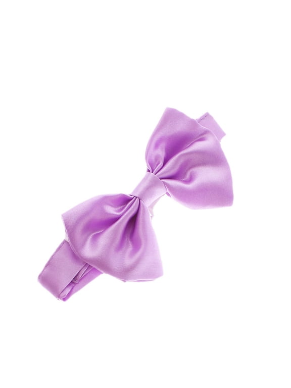 Baby Satin Adjustable Pre-Tied Bow Tie - Lavender