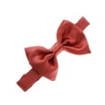 thumbnail image 1 of Baby Satin Adjustable Pre-Tied Bow Tie - Rust, 1 of 4