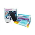 thumbnail image 1 of Baby Says Chalkboard Shoes for Infants - Unisex Blue Sneakers - 9-12 Months, 1 of 6