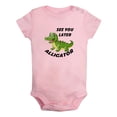thumbnail image 1 of Baby See You Later Alligator, In A While Crocodile Funny Rompers Newborn Baby Bodysuits Infant Jumpsuits Kids Cotton Graphic One-Piece Outfits, 1 of 5