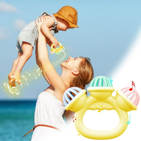 Baby Sensory Rattle Toy, Infant Handbell Teether, Newborn Development Toy, Early Learning Music Toy, Motor Skills Educational Toy, Toddler Gift, Interactive Baby Rattle, Sensory Development Toy