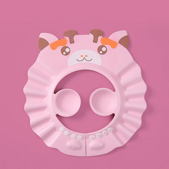 Baby Shampoo Cap, Gaqring Soft Elastic Infant Ear Protection Shampoo Cap, Waterproof Comfortable Reusable Shower Cap for KidsBath Hair Wash