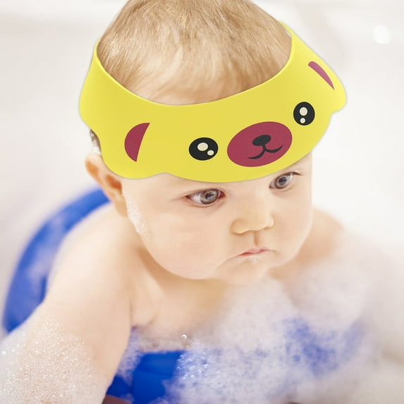 Baby Shampoo Shower Cap - Soft Bathing Hat for Children - Hair Washing Shield for Kids - Ideal Bathtime Accessory