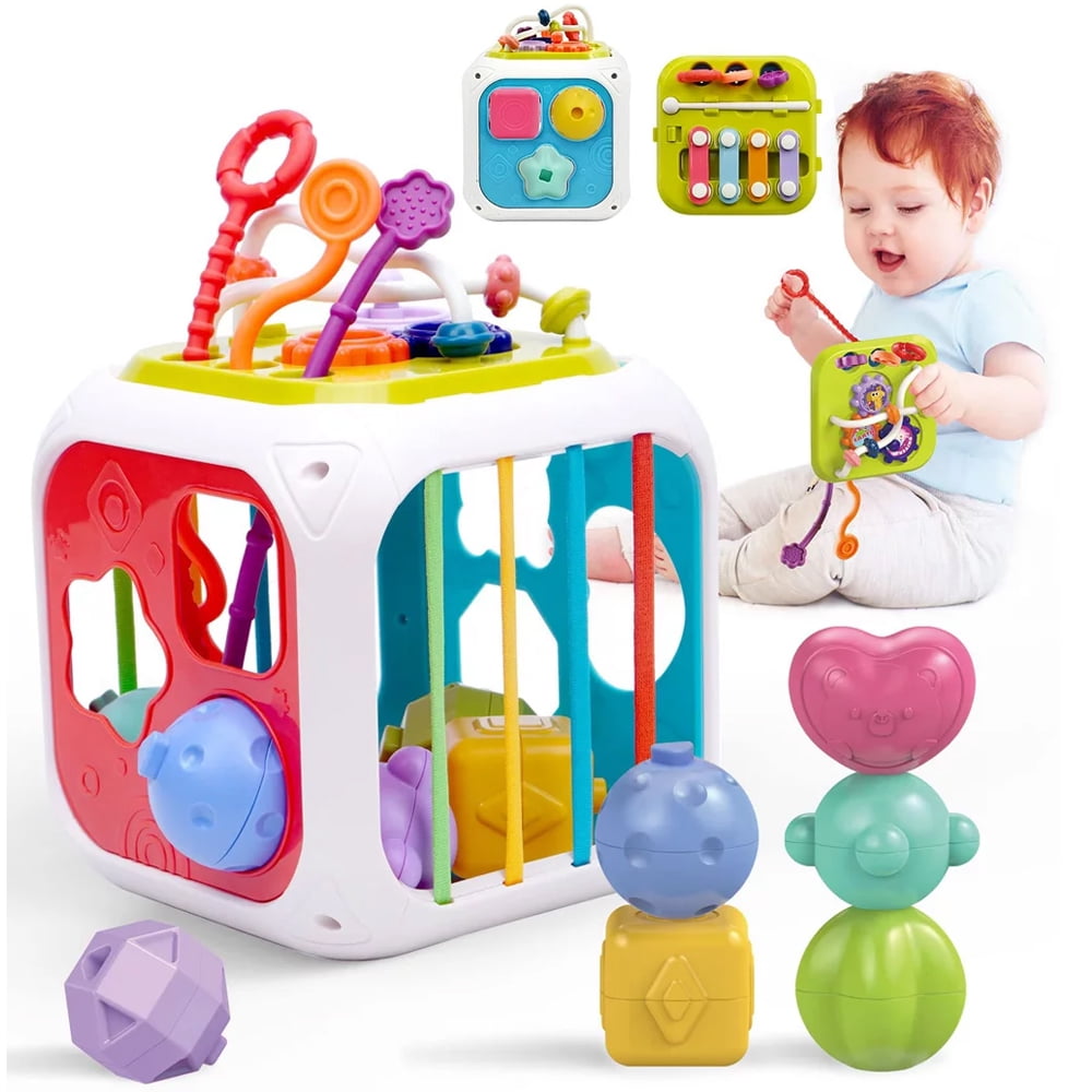 Baby Shape Sorting Toys Baby's First Block,Sorting Toy Montessori Toys