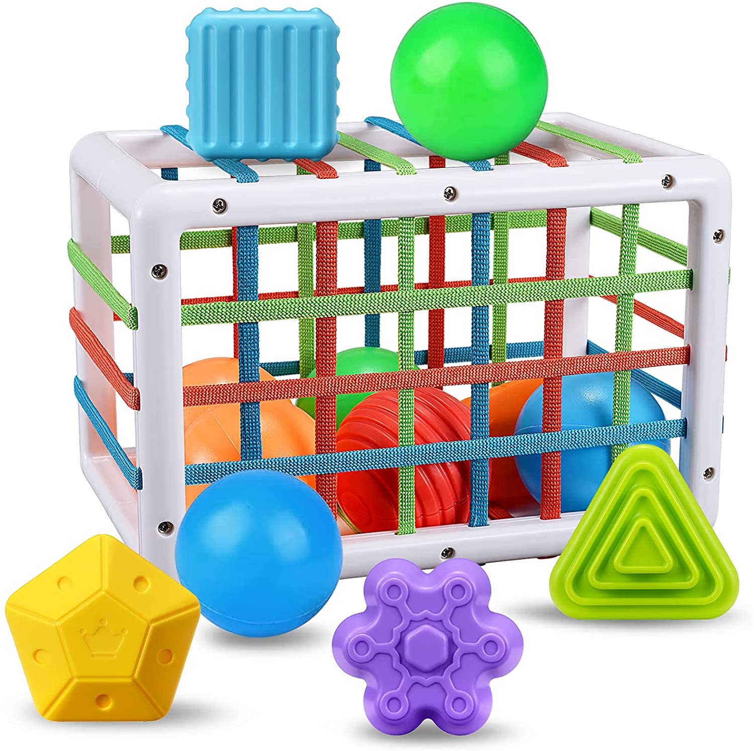 Baby Shape Sorting Toys Sensory Shape Sorting Toys Including Colorful