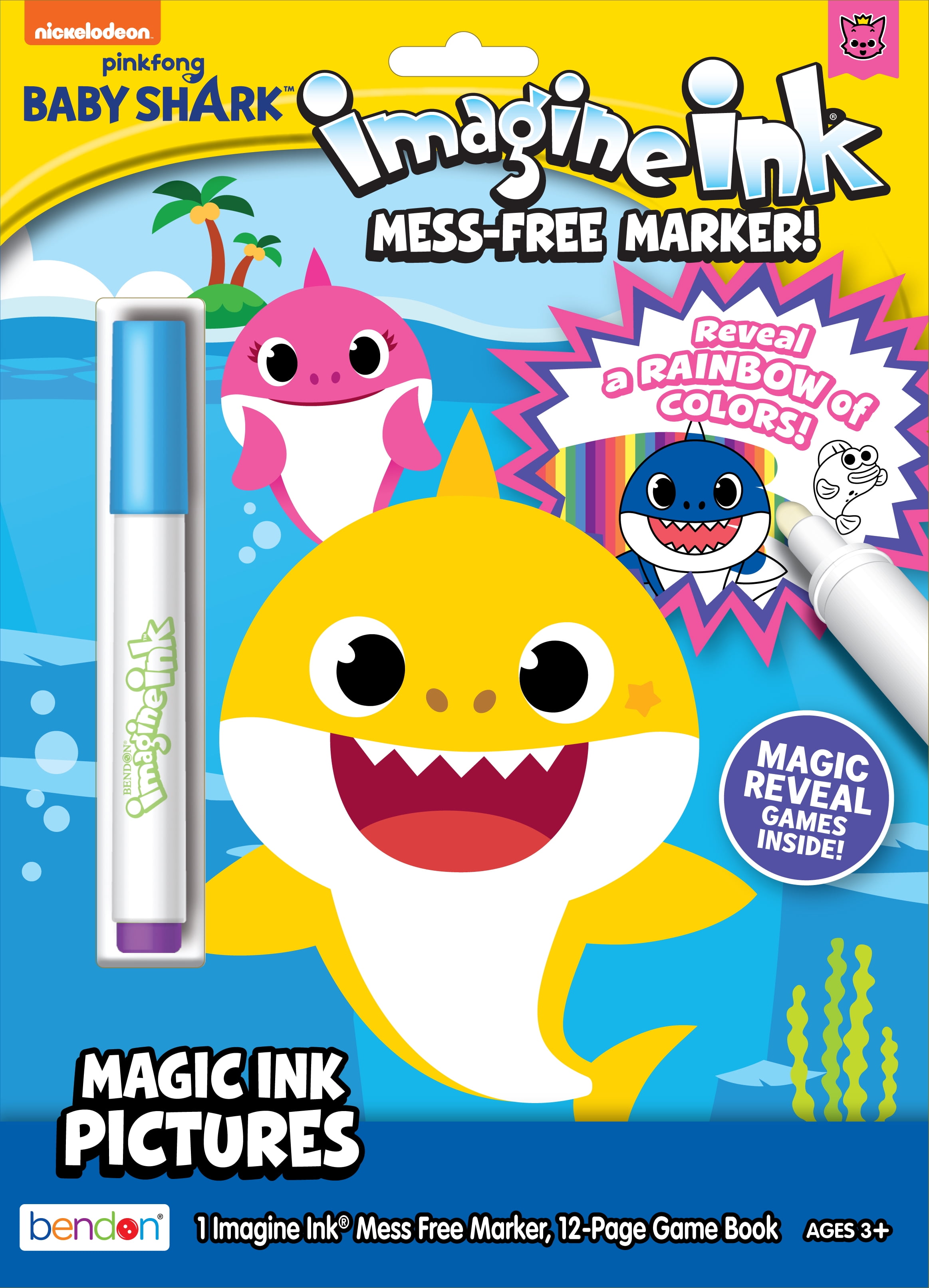 Imagine Ink Coloring Book Assorted Set for Girls (Bundle Includes 6  Different No Mess Coloring Books ) 