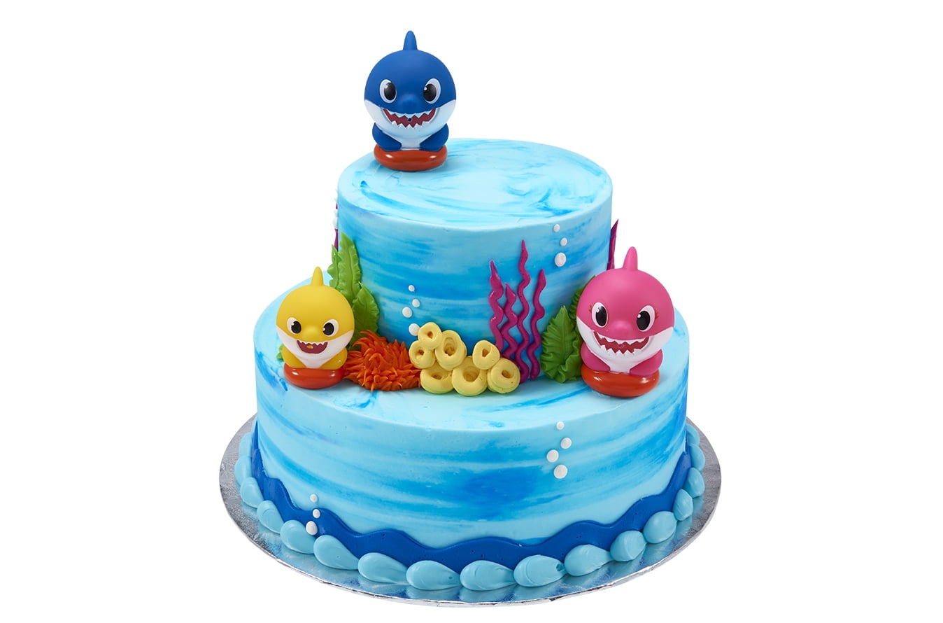Baby Shark​ 2 Tier Cake - Walmart.com