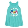 thumbnail image 1 of Baby Shark - Always Hungry - Toddler and Youth Girls A-line Dress, 1 of 5