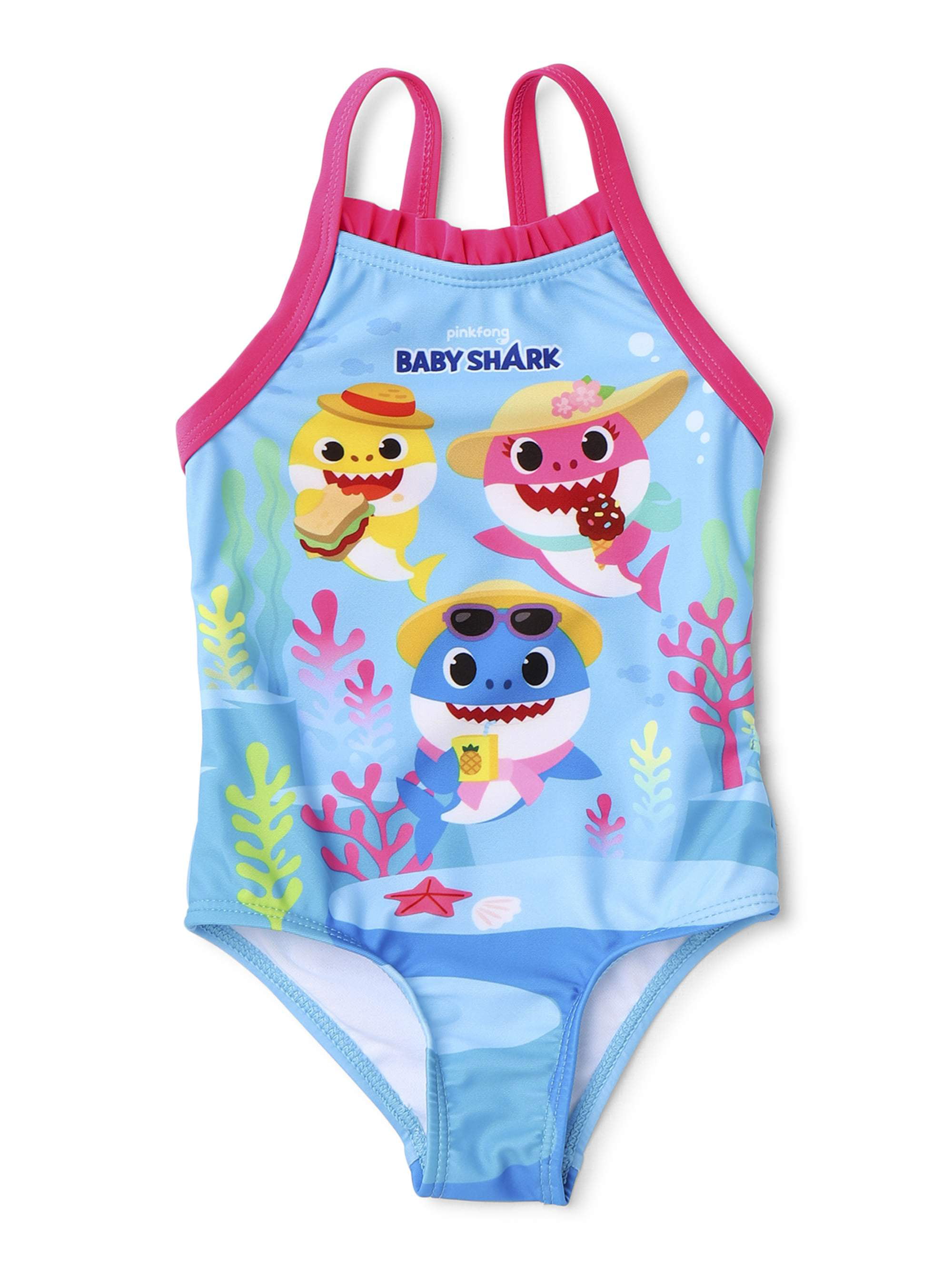Baby Shark Baby Girl One-Piece Swimsuit 