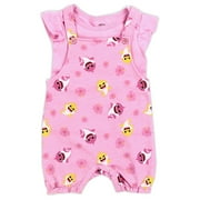 Baby Shark Baby Girls Shortall Set, Sizes 12-24 Months