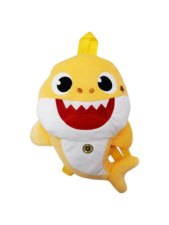 Baby Shark Baby Music Sound Plush Backpack