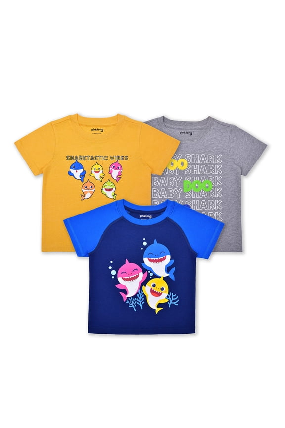 Baby Boy & Toddler Boy Short-Sleeve T-Shirts Multipack, 3-Pack, 12M-5T