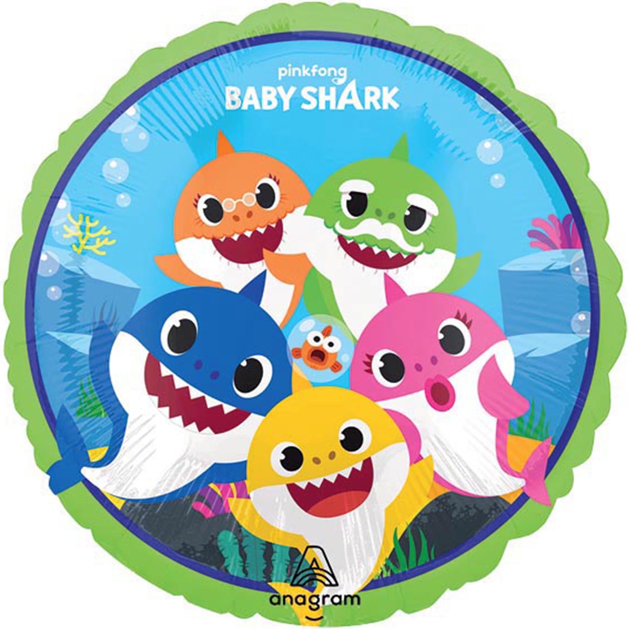 ANAGRAM Baby Shark Balloon 18"