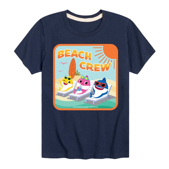 Baby Shark - Beach Crew Boys' Short Sleeve Graphic T-Shirt