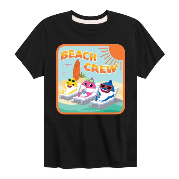 Baby Shark - Beach Crew Boys' Short Sleeve Graphic T-Shirt