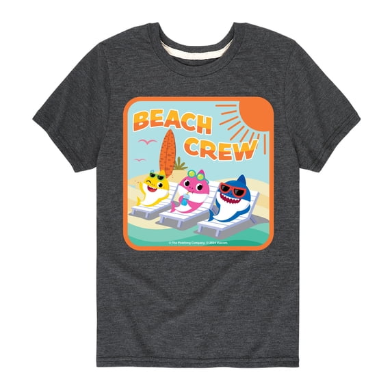 Baby Shark - Beach Crew Boys' Short Sleeve Graphic T-Shirt