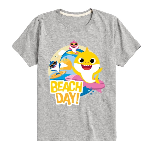Baby Shark - Beach Day Short Sleeve Graphic T-Shirt