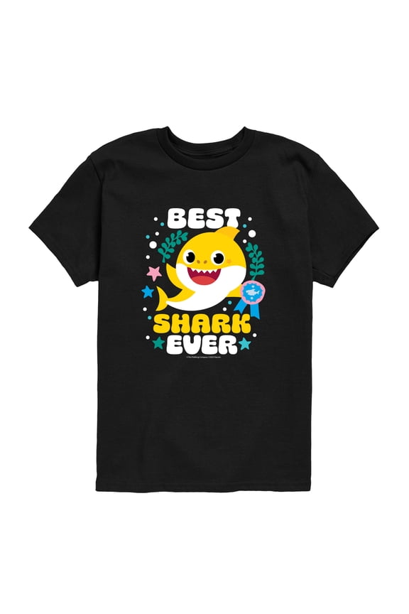 - Best Shark Ever - Toddler Boys Short Sleeve Graphic T-Shirt