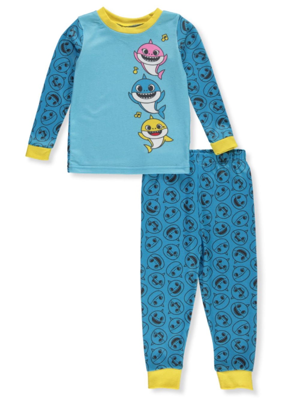 Bamboo Pajamas Baby Shark Boys Pajamas Pajamas 3-6 Months Nordic