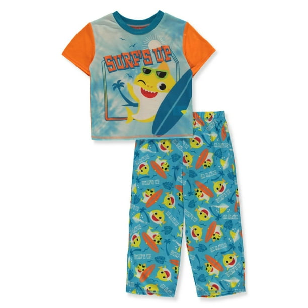 Baby Shark Boys' 2Piece Pajamas Set orange, 2t (Toddler)