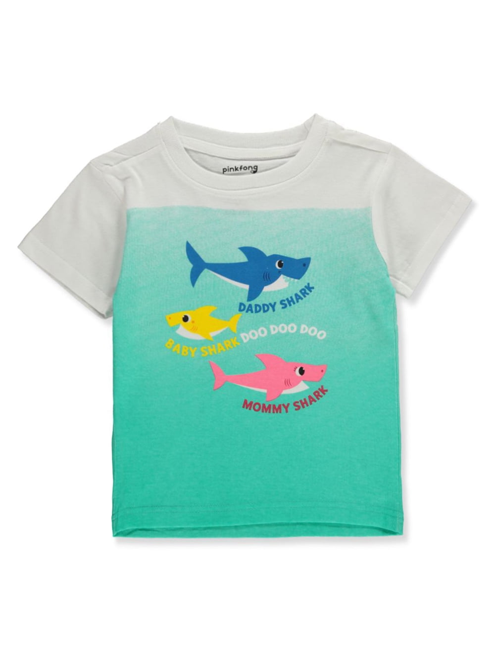 Baby Shark Boys' Brooklyn TShirt White/Multi, 3T (Toddler)