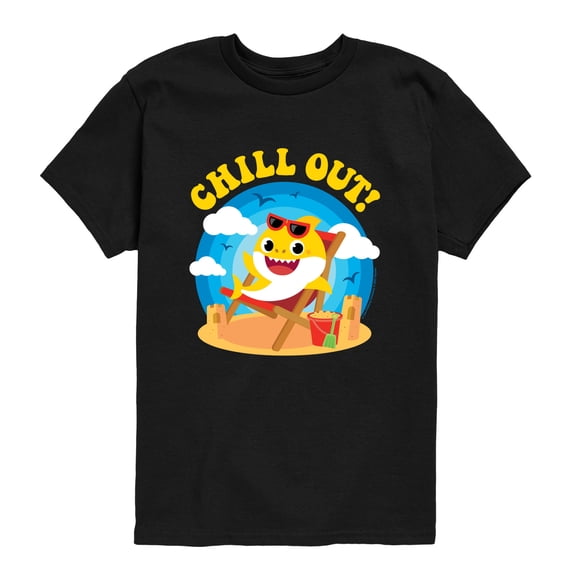 Baby Shark - Chill Out Toddler Boys' Toddler Short Sleeve Graphic T-Shirt