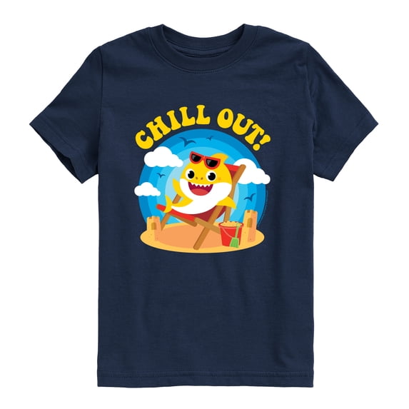 Baby Shark - Chill Out Toddler Boys' Toddler Short Sleeve Graphic T-Shirt