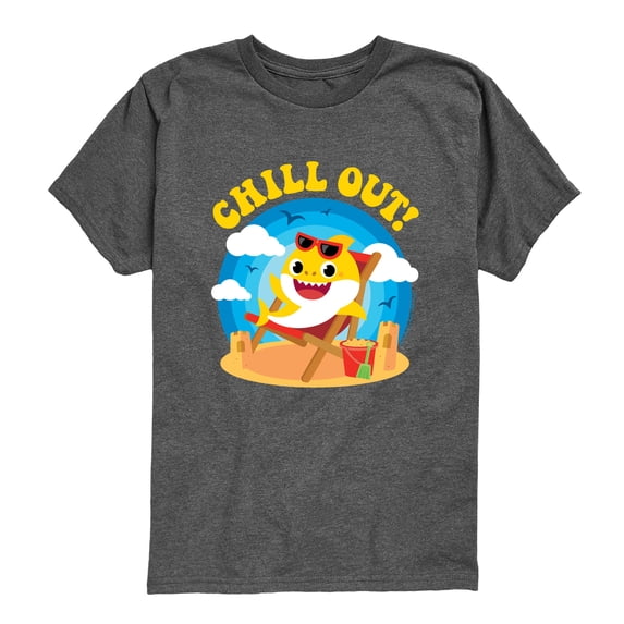 Baby Shark - Chill Out Toddler Boys' Toddler Short Sleeve Graphic T-Shirt