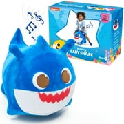 Nickelodeon Baby Shark Daddy Shark Bouncy Ride On Toy - Pinkfong Musical Jumping Activity Gift for Boys Girls and Toddlers