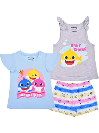 Baby Shark Toddler Girls' Panties, 6 Pack Sizes 2T-4T 