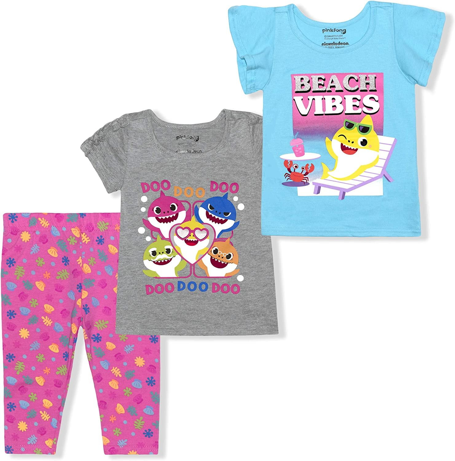 Baby Shark Daddy Shark and Mommy Shark Girls 3 Kuwait Ubuy