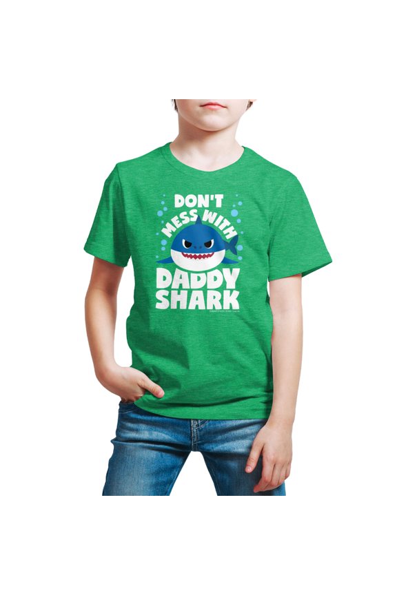 - Don't Mess With Dadday Shark - Toddler And Youth Short Sleeve Graphic T-Shirt