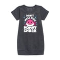 thumbnail image 1 of Baby Shark - Don't Mess With Mama Shark - Toddler And Youth Girls Fleece Dress, 1 of 5