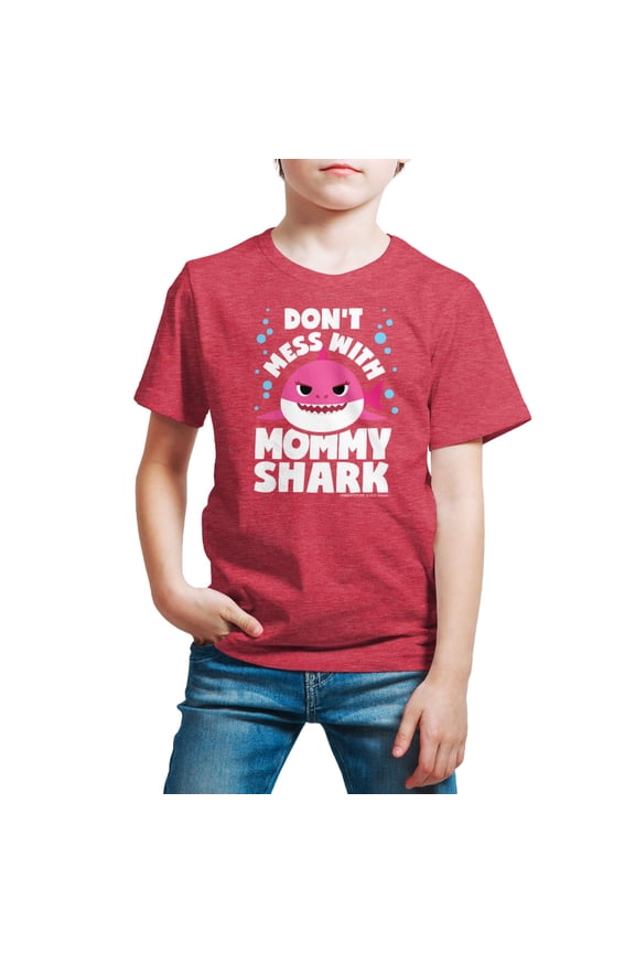 - Don't Mess With Mama Shark - Toddler And Youth Short Sleeve Graphic T-Shirt