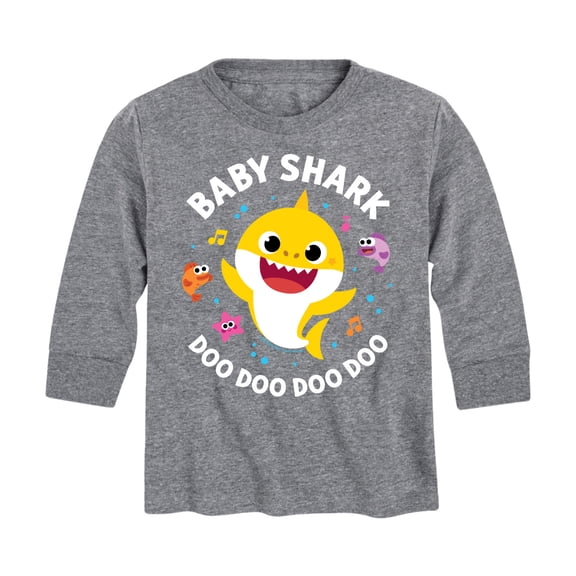 Baby Shark Doo Doo Doo Doo - Toddler And Youth Long Sleeve Graphic T-Shirt