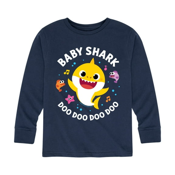 Baby Shark Doo Doo Doo Doo - Toddler And Youth Long Sleeve Graphic T-Shirt
