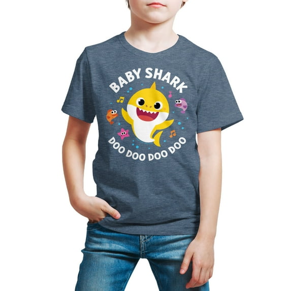 Baby Shark Doo Doo Doo Doo - Toddler And Youth Short Sleeve Graphic T-Shirt