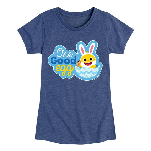 Baby Shark - Easter Sharks - Toddler And Youth Girls Short Sleeve Graphic T-Shirt