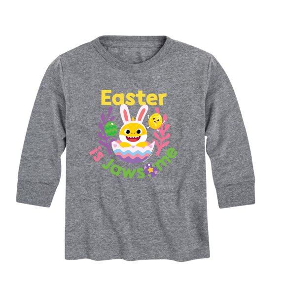Baby Shark - Easter Sharks - Toddler And Youth Long Sleeve Graphic T-Shirt