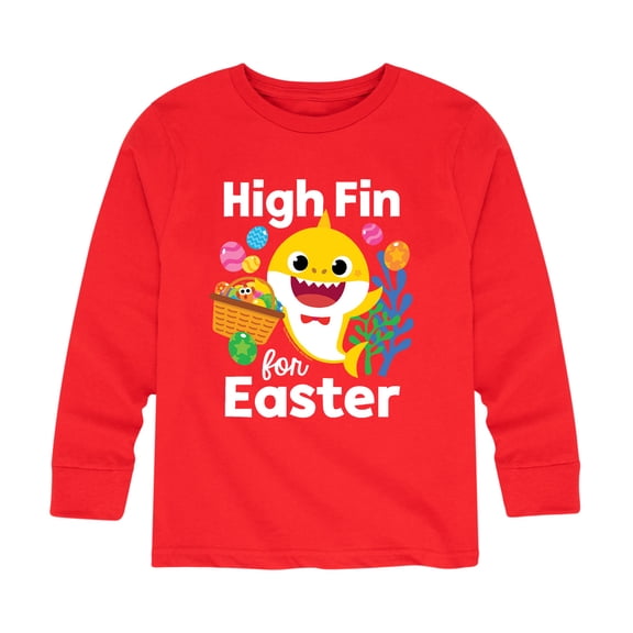 Baby Shark - Easter Sharks - Toddler And Youth Long Sleeve Graphic T-Shirt